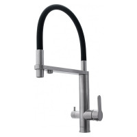 Смеситель для кухни Swedbe Selene Plus с вытяжным черным шлангом, 8440