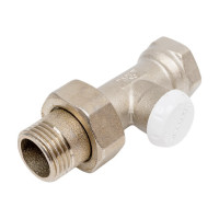 Обратный вентиль для радиаторов Tiemme Excel с разъемным соединением, НВ, 1/2" 3230003