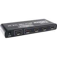 Разветвитель Cablexpert HDMI HD19F/4x19F, 1 компьютер=4 монитора, Full-HD, 3D, 1.4v DSP-4PH4-02