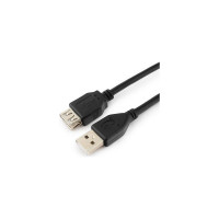Кабель Cablexpert, удлинитель, USB2.0 Pro, AM/AF 4.5м, экранированный, черный, CCF2-USB2-AMAF-15