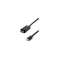 Кабель Cablexpert, mDP-HDMI, 20M/19M, 1.8м, черный, позолоченные разъемы, пакет, CC-mDP-HDMI-6