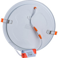 Встраиваемый светильник Ecola LED downlight Круглый даунлайт с драйвером 18W 220V 4200K 225x20 DRRV18ELC