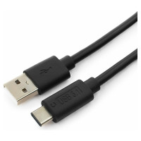 Кабель USB Cablexpert, USB2.0 AM/USB Type-C, 1.8м, пакет CCP-USB2-AMCM-6