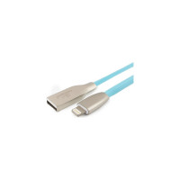 Кабель для Apple Cablexpert, AM/Lightning, серия Gold, длина 1 м, синий, блистер, CC-G-APUSB01Bl-1M