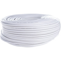 Коаксиальный кабель Cablexpert 75 Ом, 64%, 08мм, 100м, медь, белый RG-6U-CU-1