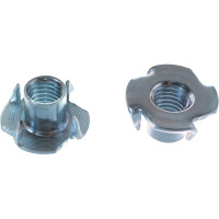 Мебельная забивная гайка Element М10 белый цинк 20 шт 307470