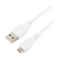 Кабель USB 2.0 Pro Cablexpert, AM/microBM,  26/28AWG, 0.5м, экран, пакет, CCP-mUSB2-AMBM-W-0.5M