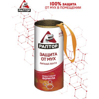 Штучная липкая лента от мух РАПТОР 12645 G1004