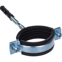 Металлический сантехнический хомут со шпилькой и дюбелем СВК 47-52, 1 1/2 дюйма, гайка М8 SVK-F040М8 Н0000006613