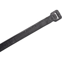 Хомут IEK 7.6x500, черный, нейлон, упаковка 100шт, ИЭК UHH32-D076-500-100