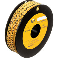 Маркировочное кольцо IEK 1-2.5мм, 0, МК, 1000шт/ролл UMK10-0