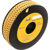 Маркировочное кольцо IEK 1-2.5мм, 8, МК, 1000шт/ролл UMK10-8