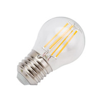 Светодиодная лампа General Lighting Systems Филамент прозрачный E27 10Вт 230В 770Лм 2700К Теплый белый свет Шар GLDEN-G45S-10-230-E27-2700 649909
