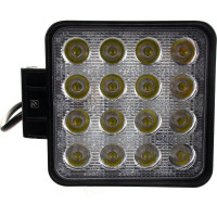 Светодиодная фара Вымпел WL-148CF ближний свет, кв. мет. корп. 16 LED, 48W/ 5200