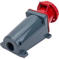 Розетка IEK 135, наружная установка, 63А, 3P+E+N, 380В, IP54, ИЭК PSR12-063-5