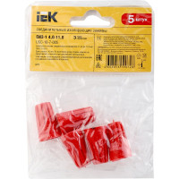 Соединительный зажим IEK СИЗ-1, 4.0-11.0, красный, 5шт, ИЭК USC-10-7-005