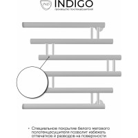 Полотенцесушитель INDIGO Фокстрот Zip 1", 50/50, белый матовый УТ000033978