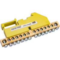 Шина на DIN-изоляторе IEK ШНИ-8x12-14-Д-Ж, ИЭК YNN10-812-14D-K05