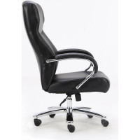 Компьютерное офисное кресло руководителя BRABIX PREMIUM Total HD-006,  экокожа, хром, 531933