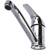 Смеситель для кухни stOmega Омега средний нос 15 см, картридж D=40 мм, крепление под шпильку/20 3304-2