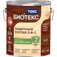 Защитный Состав 2-в-1 Текс BIOTEKS  палисандр 2,7 л. 700008208