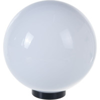 Светильник ЭЛЕТЕХ Шар 400 Б НТУ 06-100-01 опал IP55, корпус плоский черный ф60 ИУ 1030480231