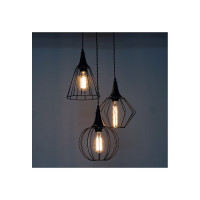 Светильник ЭЛЕТЕХ Форма 231 черный муар Плафон Микс НСБ 01-3х60-141 Е27 ИУ 1005404242