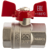 Шаровой кран IVANCI Superior ручка-бабочка, внутренняя-внутренняя резьба 3/4" IVC.100217.N.04