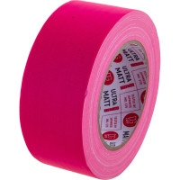 Клейкая лента DGTAPE ultraMATT - Гаффа тейп 50мм/25м - Розовый (светится в ультрафиолете) UMF50/25/P