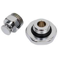 Комплект SR Rubinetterie Old Style 1/2 угловой, цвет черный матовый, K337-1500VC0S