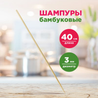 Шампуры для шашлыка PATERRA бамбук, 400 мм 100 штук  401-496