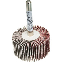 Круг шлифовальный лепестковый с оправкой на шпильке (40х20х6 мм; P100) MESSER 11-40-100