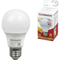 Светодиодная лампа SONNEN 10 Вт, цоколь Е27, 453695