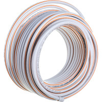 Коаксиальный кабель ЭРА SAT 50 М, 75 Ом, Cu/(оплётка Cu 75), PVC, цвет белый, бухта 20 м, Б0044619
