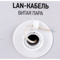 Кабель ЭРА витая пара U/UTP 2x2x24AWG Cat5e CU PVC 305м Б0044428