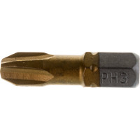 Биты фрезерованные TiN-half (10 шт; Ph3; 25 мм) D.BOR D-THT-PH03-025-010