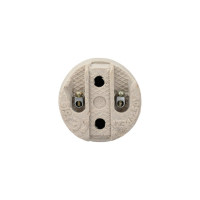 Патрон ЭРА Е40, подвесной, керамика, белый Б0043695