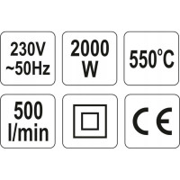 Технический фен YATO 550C YT-82288