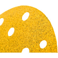 Абразив на бумажной основе в кругах 15 отв D 150 Р60 набор 5 шт Schtaer 255Abrasive paper 255Sc60