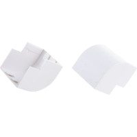 Внешний угол EKF 40х25мм, 4 шт, Plast, PROxima, Белый obw-40-25x4