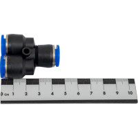 Фитинг Y-образный 10 мм для пластиковых трубок ROCKFORCE RF-SPY10(2385)