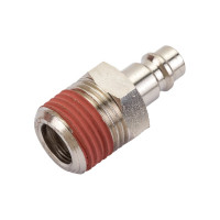 Пневматическое быстроразъемное соединение Hans с наружной резьбой 1/2" G 8513-4P