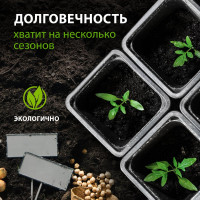 Горшочек для рассады Без бренда 90х90х95 мм полистирол 5 шт. 64340