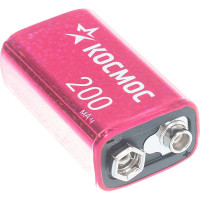 Аккумулятор КОСМОС 6F22 NI-MH 200 мАч 1 BL KOCNI-MH6F22(200mAh)