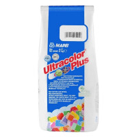 Затирка MAPEI ULTRACOLOR PLUS №100 для швов с водоотталкивающим и антигрибковым эффектом, белый 2кг 6622 6010002A