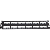 Патч-панель PANDUIT CP48BLY модульная цельнометаллическая Mini-Com 19, 48 портов, 2U 29820