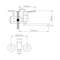 Универсальный смеситель Potato с плоским изливом P46209