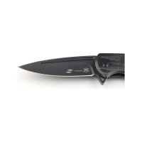 Нож Stinger 82.5 мм, чёрный с медведем FK-S063GY