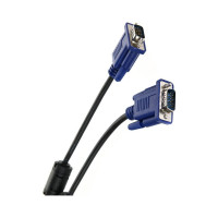 Соединительный кабель TV-COM SVGA (15M/15M) 3m 2 фильтра QCG120H-3M