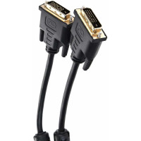 Кабель Telecom DVI-D--DVI-D Dual link 25M/25M, экран, ферритовые кольца, 1.8м TCG441D-1.8M